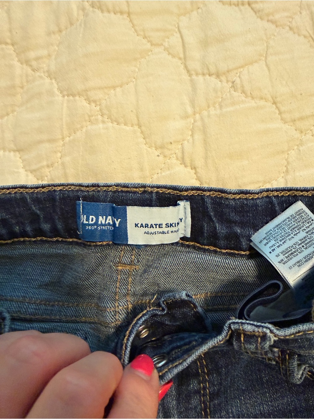 The Children's Place 5 Pack Kids Jeans - Blue, Dark Blue, Black, Gray - Picture 5 of 6